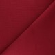 Tissu toile de coton natté réversible - rouge carmin x 10cm