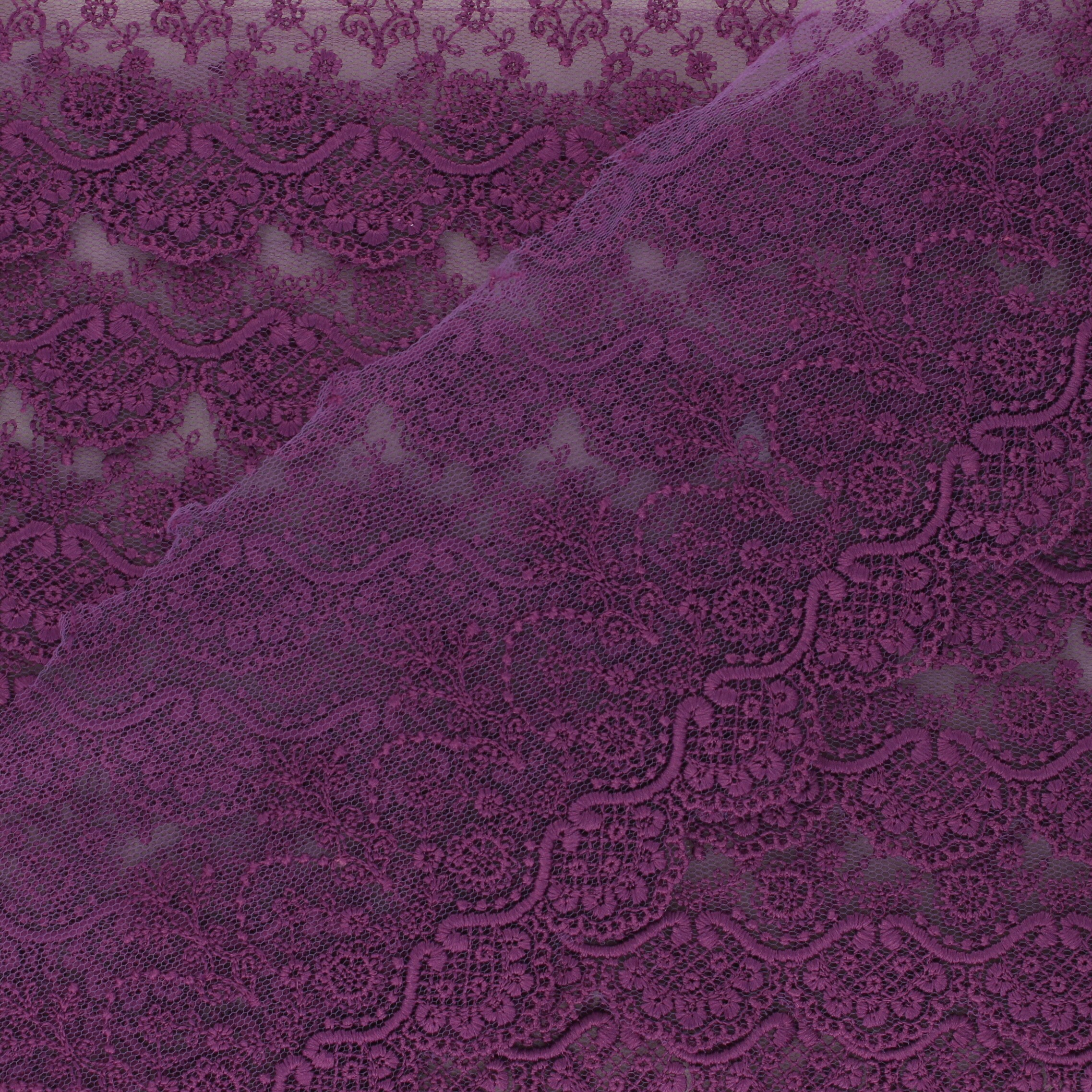 Ruban En Dentelle Avec Fleurs Et Perles De 0,9 M De Large