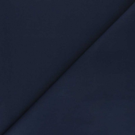 Tissu percale coton uni Care - bleu marine x 10cm