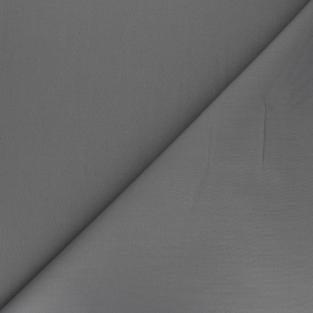 Tissu percale coton uni Care - gris foncé x 10cm