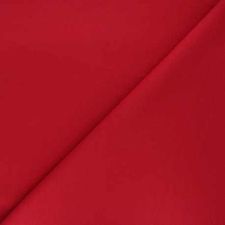 Tissu jersey milano uni - rouge x 10cm