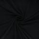 Tissu jersey bambou uni - noir x 10cm