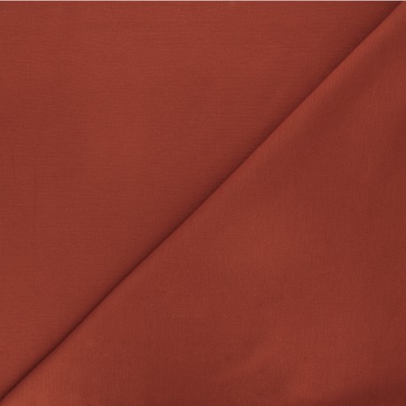 Tissu jersey milano uni - rouille x 10cm
