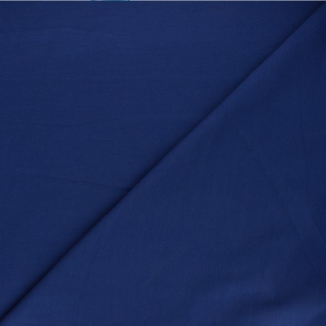 Tissu jersey milano uni - bleu marine x 10cm