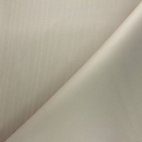 Tissu toile polyester imperméable - sable x 10cm