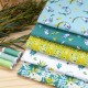 Tissu coton cretonne Srumi - céladon x 10cm