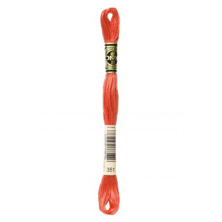 Fil mouliné à broder DMC - 8m - 351