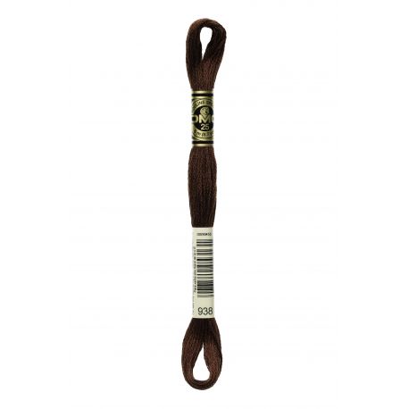 Fil mouliné à broder DMC - 8m - 938