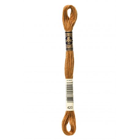 Fil mouliné à broder DMC - 8m - 420