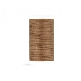 Fil à coudre Laser coton - marron glacé - 100m