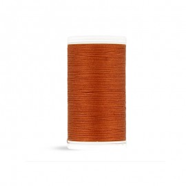 Fil à coudre Laser coton - terre brûlée - 100m