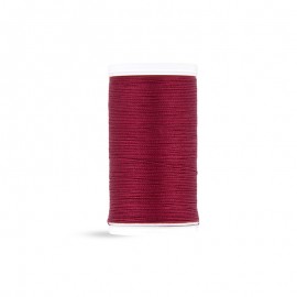 Fil à coudre Laser coton - lie de vin - 100m