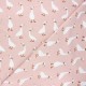 Tissu jersey Poppy Cute goose - rose clair x 10cm