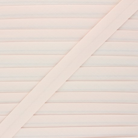 Biais coton bio 20 mm - nude x 1m