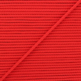 Cordon tricoté Chroma 4 mm - rouge x 1m