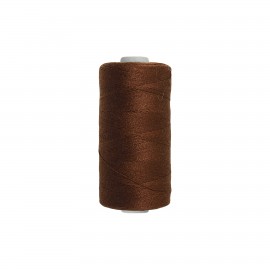 Fil polyester tous tissus - noisette - 500m