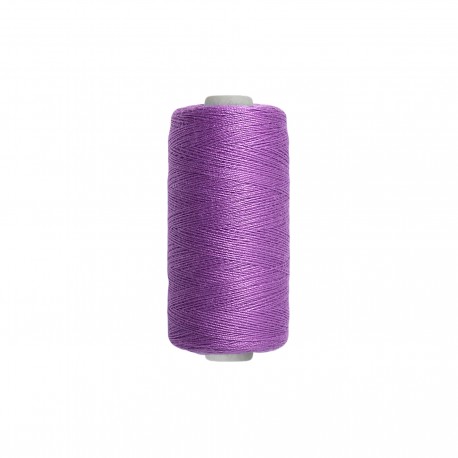 Fil polyester tous tissus - lilas - 500m