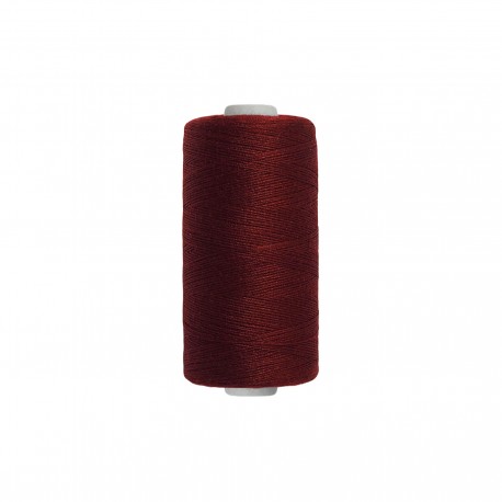 Fil polyester tous tissus - rouge passion - 500m