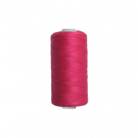 Fil polyester tous tissus - rose - 500m