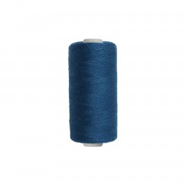 Fil polyester tous tissus - bleu pétrole - 500m