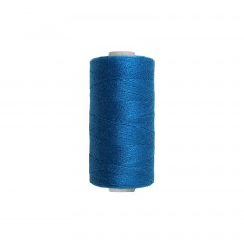 Fil polyester tous tissus - bleu - 500m