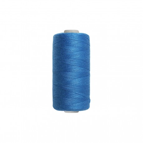 Fil polyester tous tissus - bleu ciel - 500m