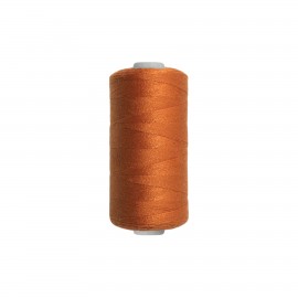 Fil polyester tous tissus - orange confite - 500m