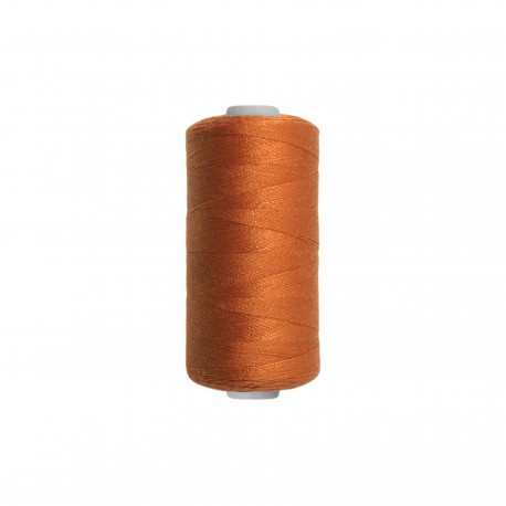 Fil polyester tous tissus - orange confite - 500m