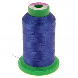 Cône de fil 100% polyester 1000 m bleu