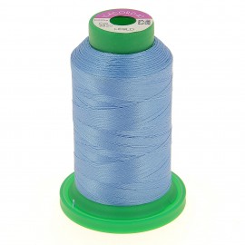 Cône de fil 100% polyester 1000 m bleu acier