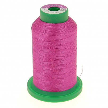 Cône de fil 100% polyester 1000 m magenta fuchsia