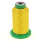 Cône de fil 100% polyester 1000 m jaune