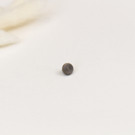 Bouton métal Spira 7 mm - bronze