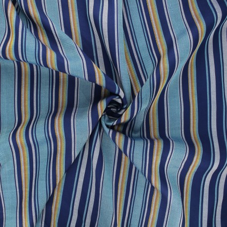 Tissu rayonne lurex Graffi - bleu x 10cm