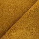 Tissu fourrure mouton Grande Ourse - jaune moutarde x 10cm