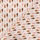 Tissu coton Camelot Fabrics Peace - écru x 10cm