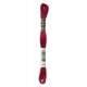 Fil mouliné à broder DMC - 8m - 498 - rouge baiser