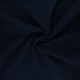 Tissu triple gaze de coton uni Sorbet - bleu nuit x 10cm