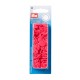 30 pressions Color Snaps ronde framboise fuchsia
