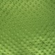 Tissu Velours minkee doux relief à pois - vert olive x 10cm