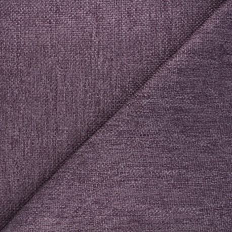 Tissu natté Thevenon Bellini - violet x 10cm