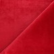 Tissu Doudou ultra doux - rouge x 10cm