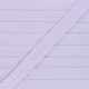 Biais tout textile 20 mm - parme x 1m