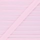 Biais tout textile 20 mm - rose x 1m