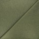 Tissu jean élasthanne uni - vert kaki x 10cm