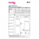 Patron jupe droite Femme - Burda n°6073