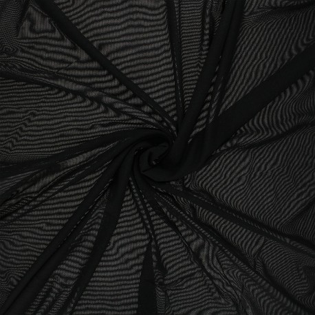 Tissu Powernet résille silhouette - noir x 10cm