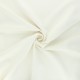 Tissu microfibre touché soie crème x 10cm