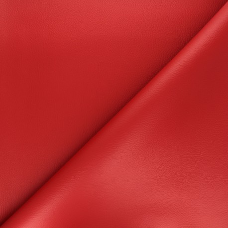 Simili cuir Karia Rouge x 10cm