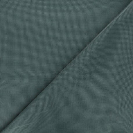 Tissu simili cuir souple Techno - vert de gris x 10cm